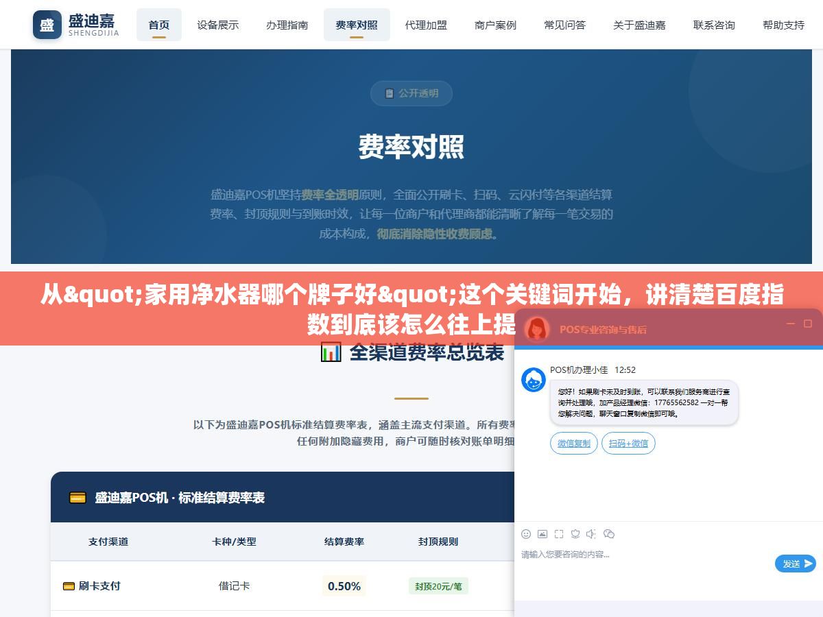 2 - 从"家用净水器哪个牌子好"这个关键词开始，讲清楚百度指数到底该怎么往上提 - UC建站系统
