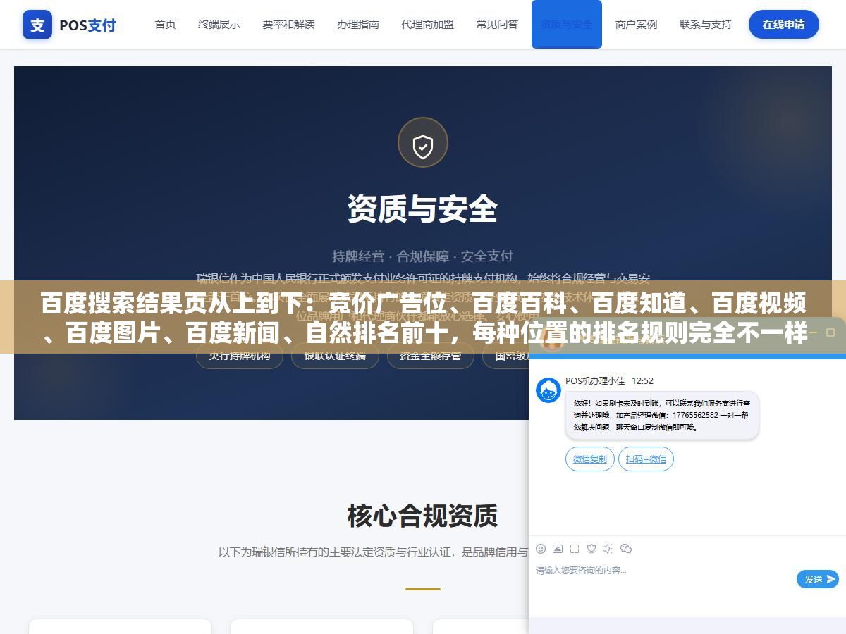 百度搜索结果页从上到下:竞价广告位、百度百科、百度知道、百度视频、百度图片、百度新闻、自然排名前十,每种位置的排名规则完全不一样 2 - 百度搜索结果页从上到下:竞价广告位、百度百科、百度知道、百度视频、百度图片、百度新闻、自然排名前十,每种位置的排名规则完全不一样 - UC建站系统