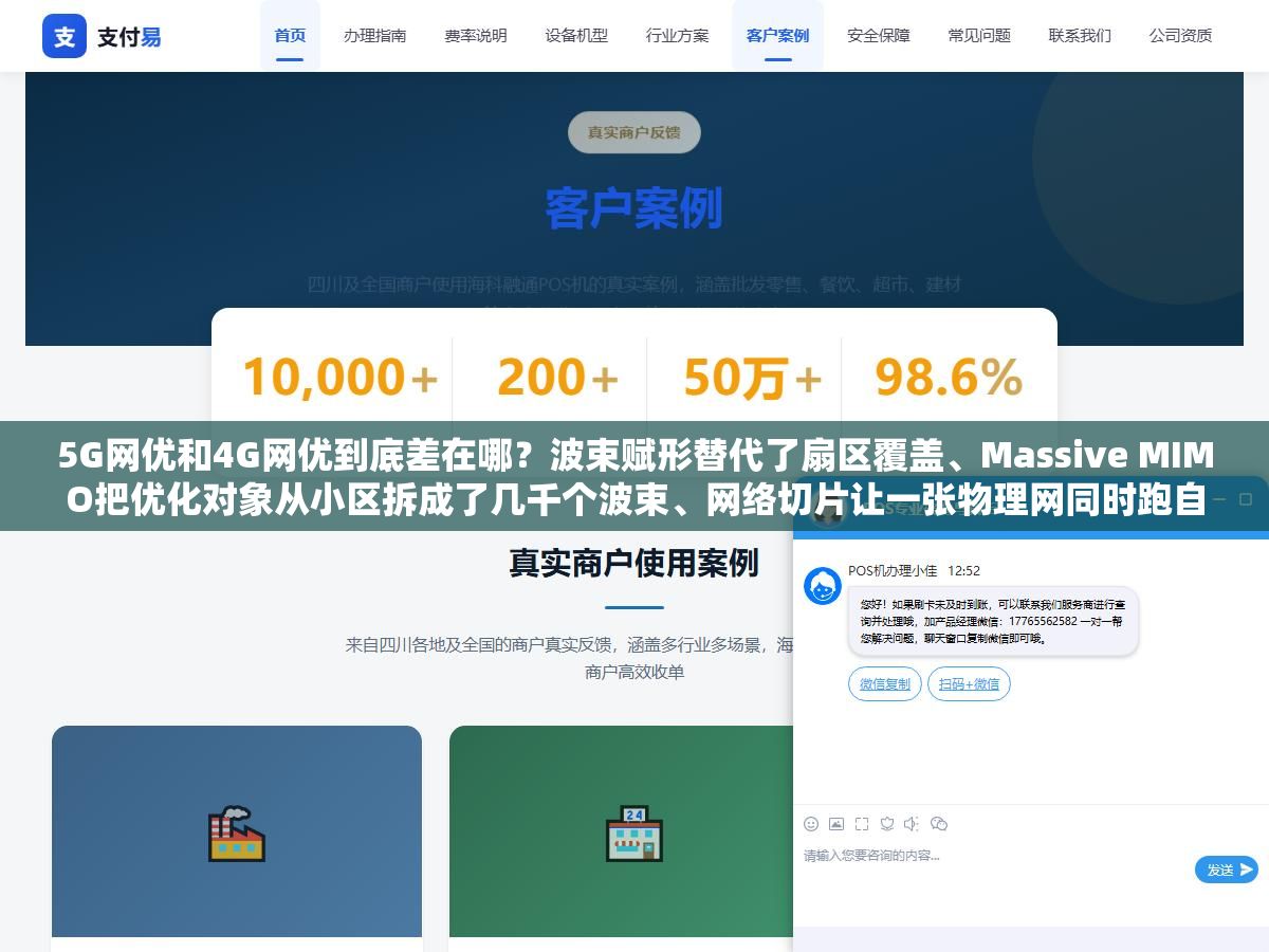 5G网优和4G网优到底差在哪？波束赋形替代了扇区覆盖、Massive MIMO把优化对象从小区拆成了几千个波束、网络切片让一张物理网同时跑自动驾驶和智能电表，前台路测6000起步后台优化两年能到15000