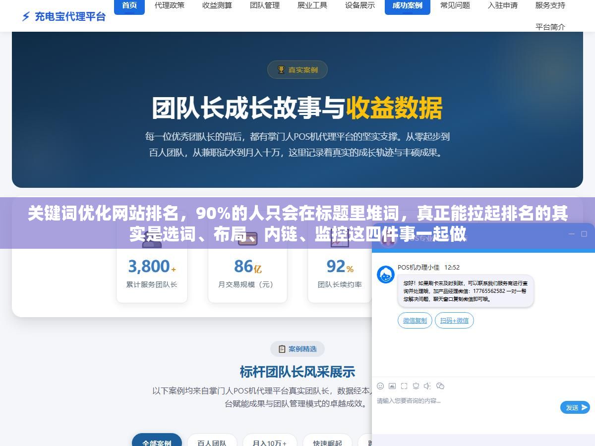 关键词优化网站排名,90%的人只会在标题里堆词,真正能拉起排名的其实是选词、布局、内链、监控这四件事一起做 3 - 关键词优化网站排名,90%的人只会在标题里堆词,真正能拉起排名的其实是选词、布局、内链、监控这四件事一起做 - UC建站系统