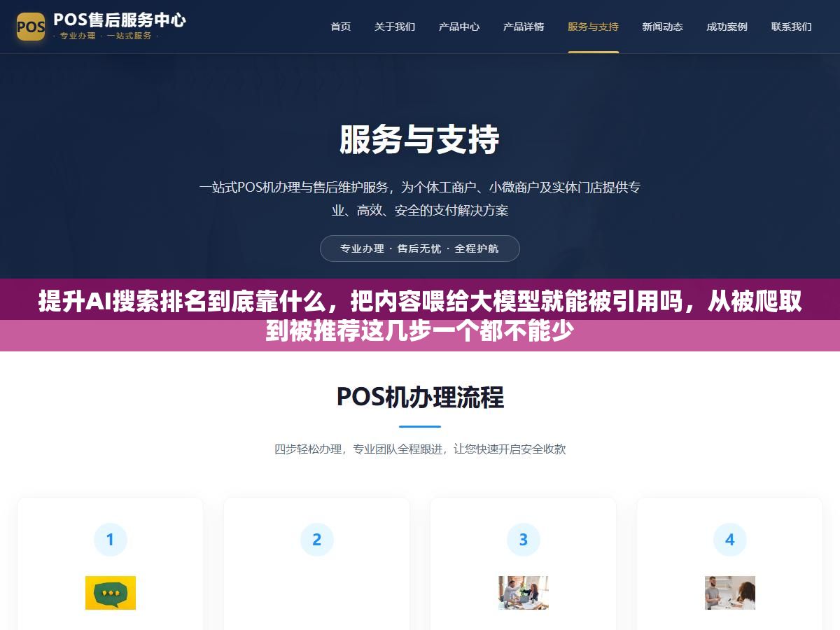 提升AI搜索排名到底靠什么,把内容喂给大模型就能被引用吗,从被爬取到被推荐这几步一个都不能少 1 - 提升AI搜索排名到底靠什么,把内容喂给大模型就能被引用吗,从被爬取到被推荐这几步一个都不能少 - UC建站系统