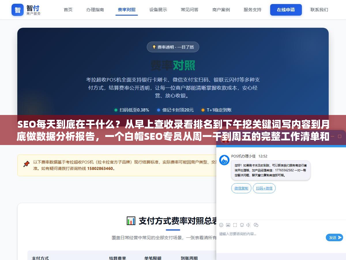 SEO每天到底在干什么?从早上查收录看排名到下午挖关键词写内容到月底做数据分析报告,一个白帽SEO专员从周一干到周五的完整工作清单和每个环节要交出来的具体成果 2 - SEO每天到底在干什么?从早上查收录看排名到下午挖关键词写内容到月底做数据分析报告,一个白帽SEO专员从周一干到周五的完整工作清单和每个环节要交出来的具体成果 - UC建站系统