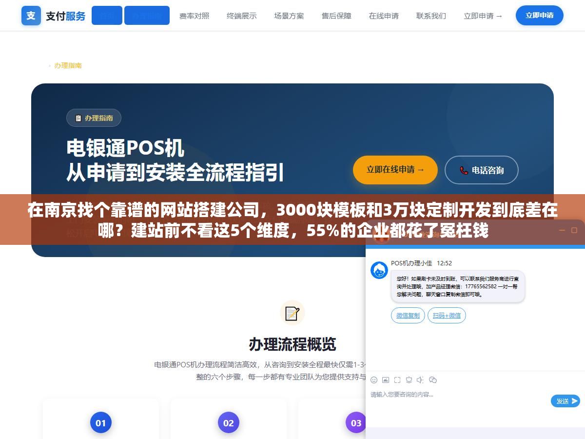 在南京找个靠谱的网站搭建公司,3000块模板和3万块定制开发到底差在哪?建站前不看这5个维度,55%的企业都花了冤枉钱 1 - 在南京找个靠谱的网站搭建公司,3000块模板和3万块定制开发到底差在哪?建站前不看这5个维度,55%的企业都花了冤枉钱 - UC建站系统