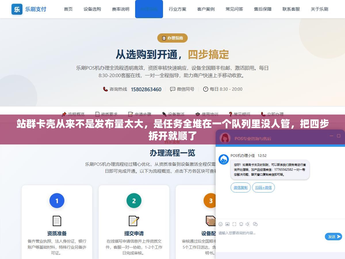 站群卡壳从来不是发布量太大,是任务全堆在一个队列里没人管,把四步拆开就顺了 2 - 站群卡壳从来不是发布量太大,是任务全堆在一个队列里没人管,把四步拆开就顺了 - UC建站系统