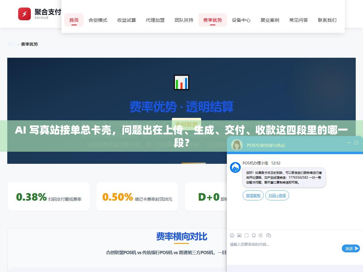 AI 写真站接单总卡壳,问题出在上传、生成、交付、收款这四段里的哪一段? 3 - AI 写真站接单总卡壳,问题出在上传、生成、交付、收款这四段里的哪一段? - UC建站系统