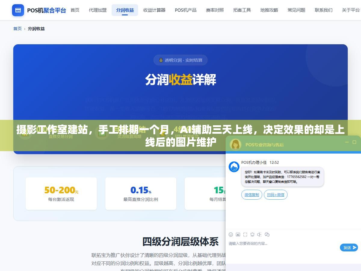 摄影工作室建站,手工排期一个月,AI辅助三天上线,决定效果的却是上线后的图片维护 2 - 摄影工作室建站,手工排期一个月,AI辅助三天上线,决定效果的却是上线后的图片维护 - UC建站系统