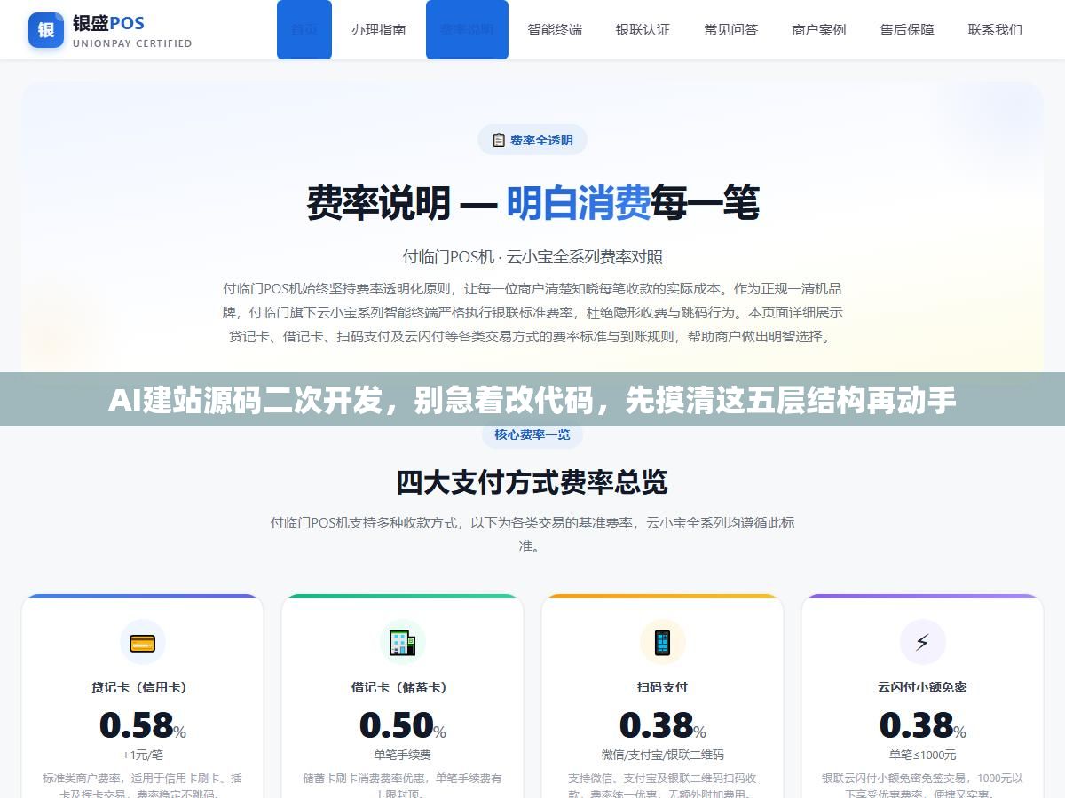 AI建站源码二次开发,别急着改代码,先摸清这五层结构再动手 3 - AI建站源码二次开发,别急着改代码,先摸清这五层结构再动手 - UC建站系统