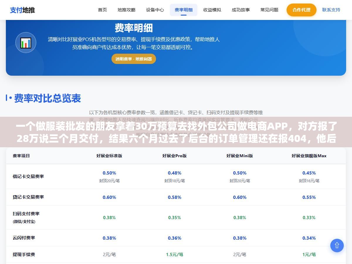 一个做服装批发的朋友拿着30万预算去找外包公司做电商APP,对方报了28万说三个月交付,结果六个月过去了后台的订单管理还在报404,他后来花1.8万做了个微信小程序商城,第一个月就出了170多单 1 - 一个做服装批发的朋友拿着30万预算去找外包公司做电商APP,对方报了28万说三个月交付,结果六个月过去了后台的订单管理还在报404,他后来花1.8万做了个微信小程序商城,第一个月就出了170多单 - UC建站系统