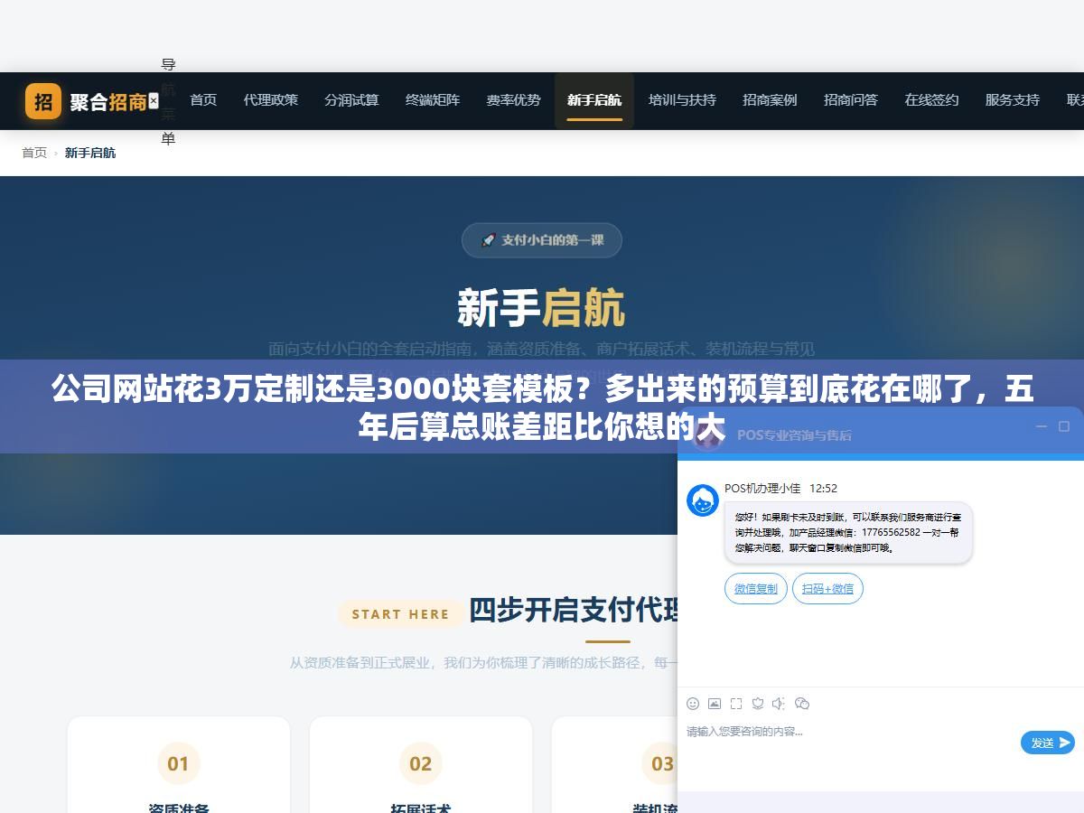 公司网站花3万定制还是3000块套模板?多出来的预算到底花在哪了,五年后算总账差距比你想的大 2 - 公司网站花3万定制还是3000块套模板?多出来的预算到底花在哪了,五年后算总账差距比你想的大 - UC建站系统