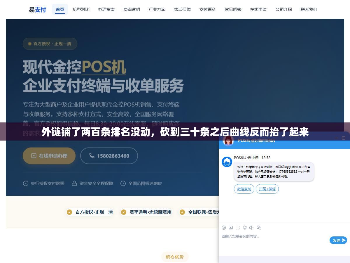 1 - 外链铺了两百条排名没动，砍到三十条之后曲线反而抬了起来 - UC建站系统