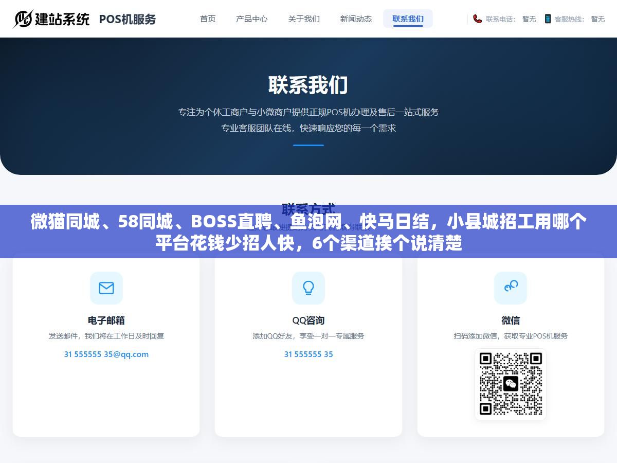 微猫同城、58同城、BOSS直聘、鱼泡网、快马日结,小县城招工用哪个平台花钱少招人快,6个渠道挨个说清楚 3 - 微猫同城、58同城、BOSS直聘、鱼泡网、快马日结,小县城招工用哪个平台花钱少招人快,6个渠道挨个说清楚 - UC建站系统