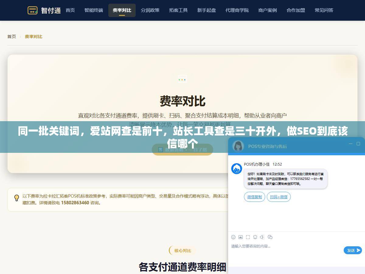 同一批关键词,爱站网查是前十,站长工具查是三十开外,做SEO到底该信哪个 1 - 同一批关键词,爱站网查是前十,站长工具查是三十开外,做SEO到底该信哪个 - UC建站系统
