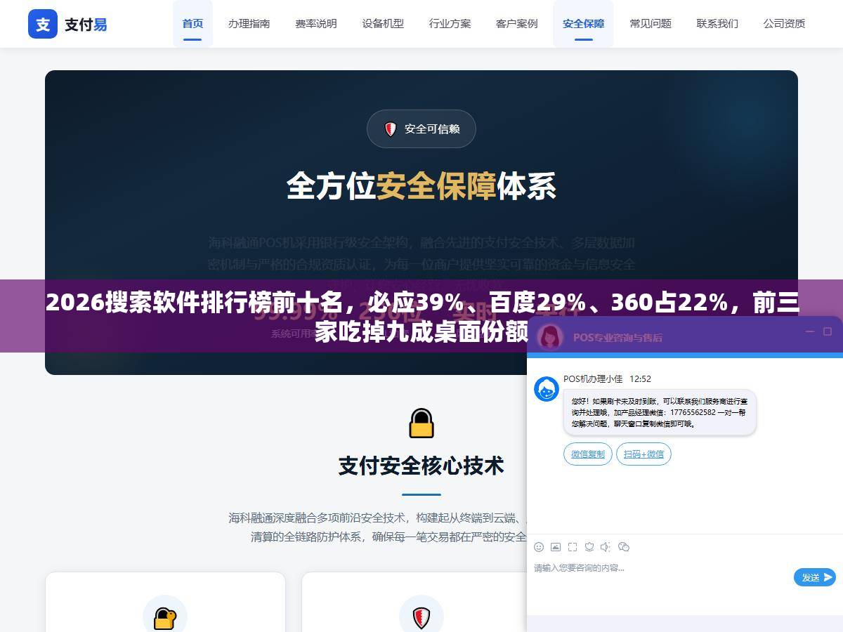 2026搜索软件排行榜前十名,必应39%、百度29%、360占22%,前三家吃掉九成桌面份额 1 - 2026搜索软件排行榜前十名,必应39%、百度29%、360占22%,前三家吃掉九成桌面份额 - UC建站系统