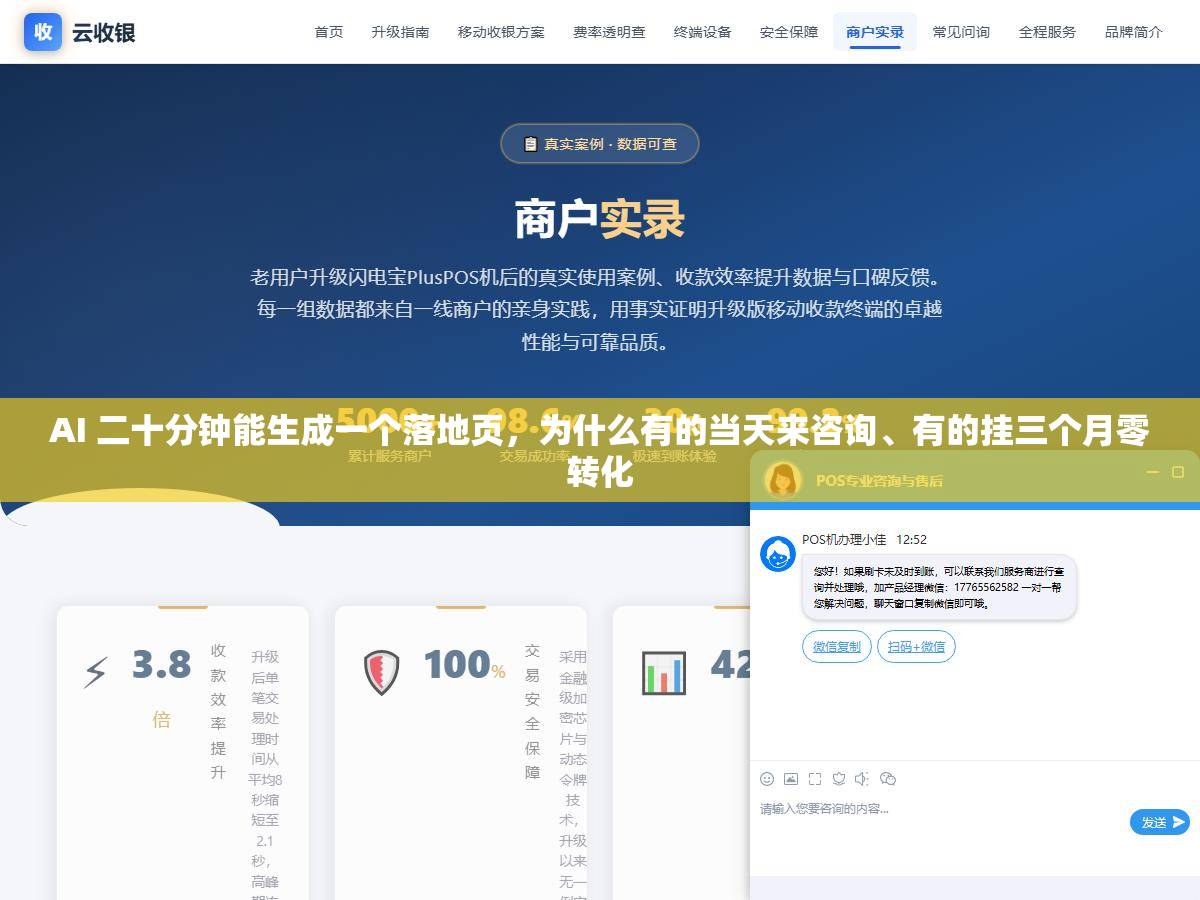 1 - AI 二十分钟能生成一个落地页，为什么有的当天来咨询、有的挂三个月零转化 - UC建站系统