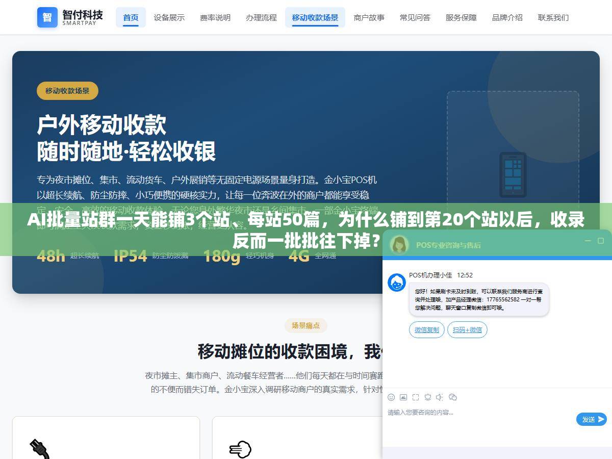 AI批量站群一天能铺3个站、每站50篇,为什么铺到第20个站以后,收录反而一批批往下掉? 1 - AI批量站群一天能铺3个站、每站50篇,为什么铺到第20个站以后,收录反而一批批往下掉? - UC建站系统